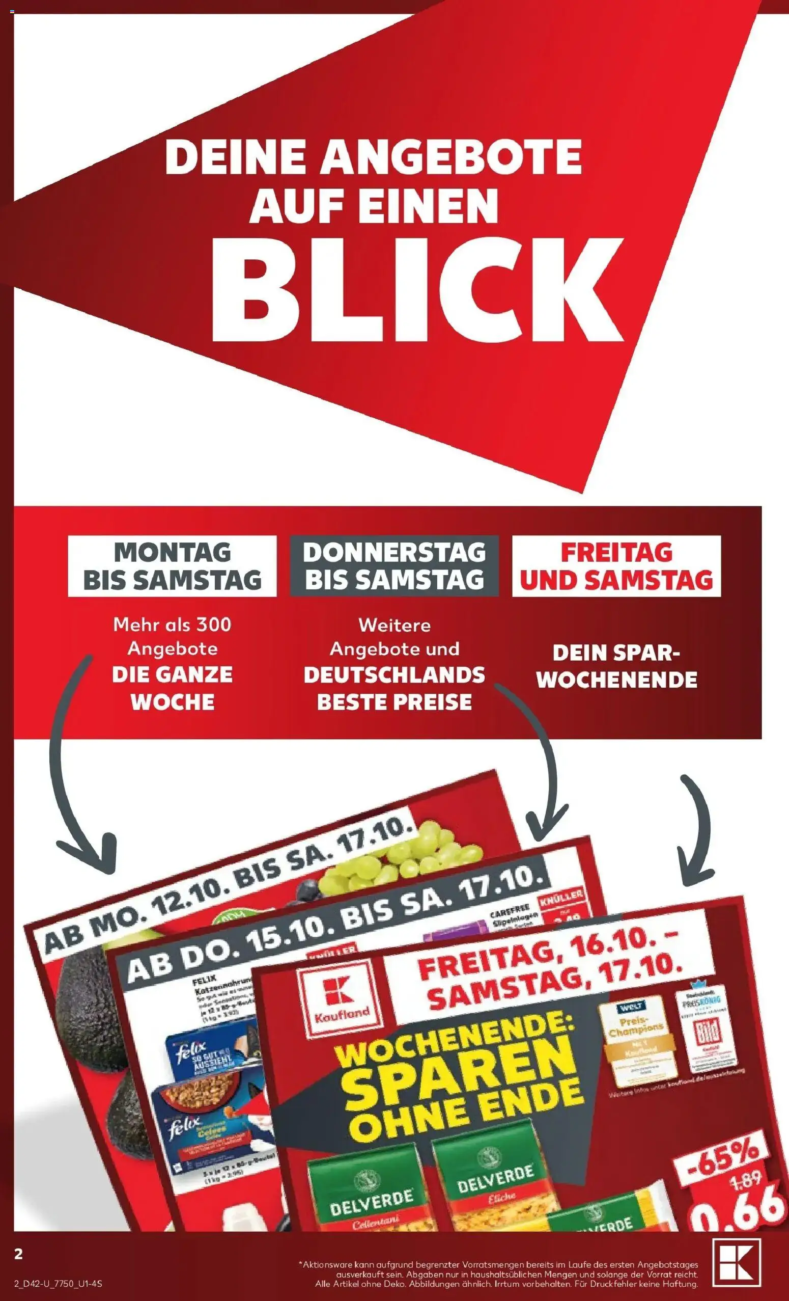Vorschau von dem Prospekt des Geschäftes Kaufland, gültig ab dem 12.10.2026