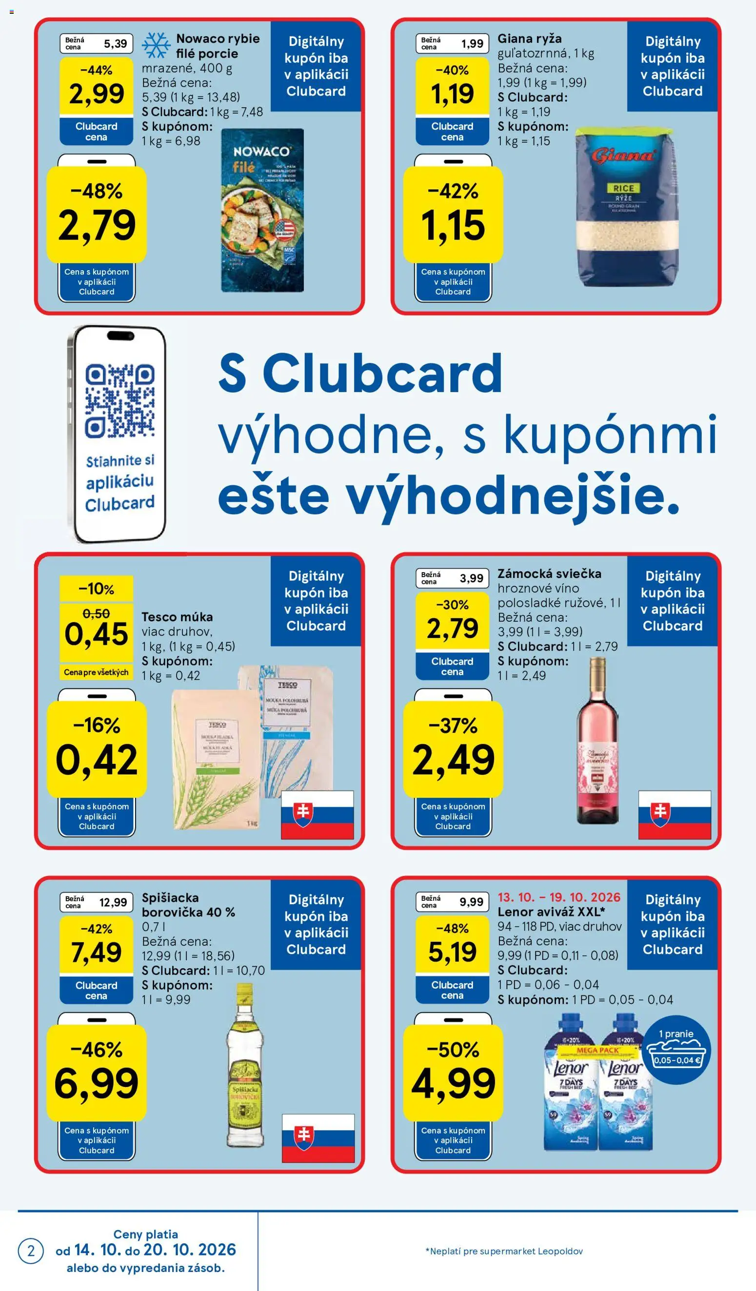 Náhľad Tesco letáku platného od 14.10.2026