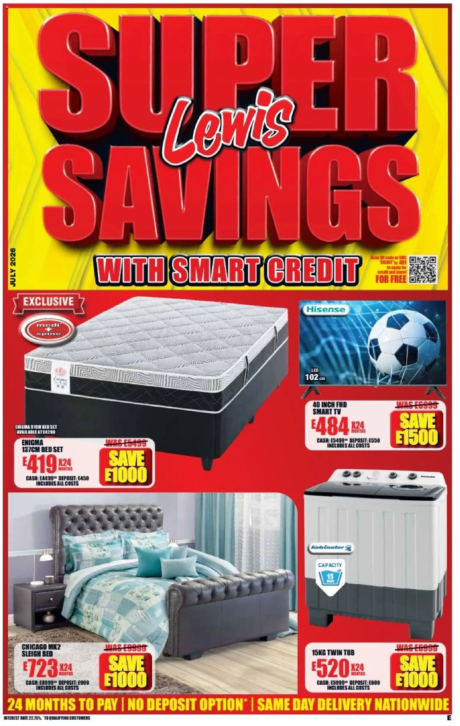 Preview of Lewis Stores flyer valid from 06/07/2026