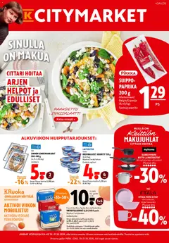 Kaupan K-Citymarket K-Citymarket tarjoukset esikatselu, voimassa 19/10/2026