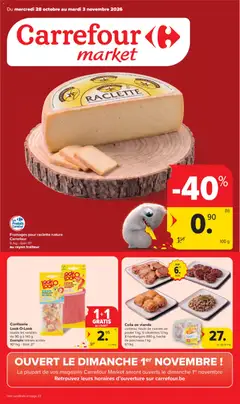 Prévisualisation de Carrefour market Publicité du magasin Carrefour market formulaire valide 28/10/2026