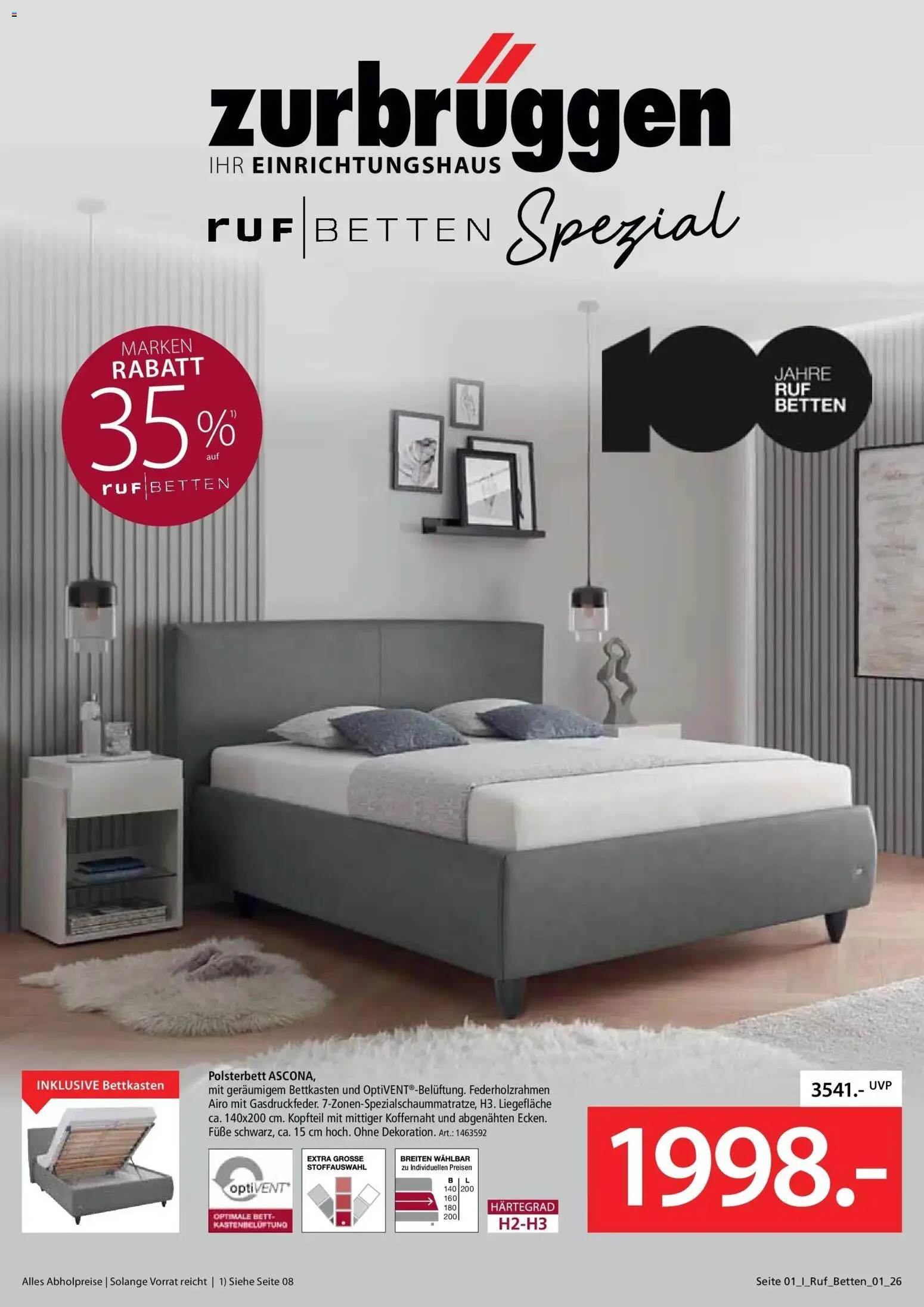 Vorschau von dem Prospekt des Geschäftes Zurbrüggen, gültig ab dem 17.04.2026