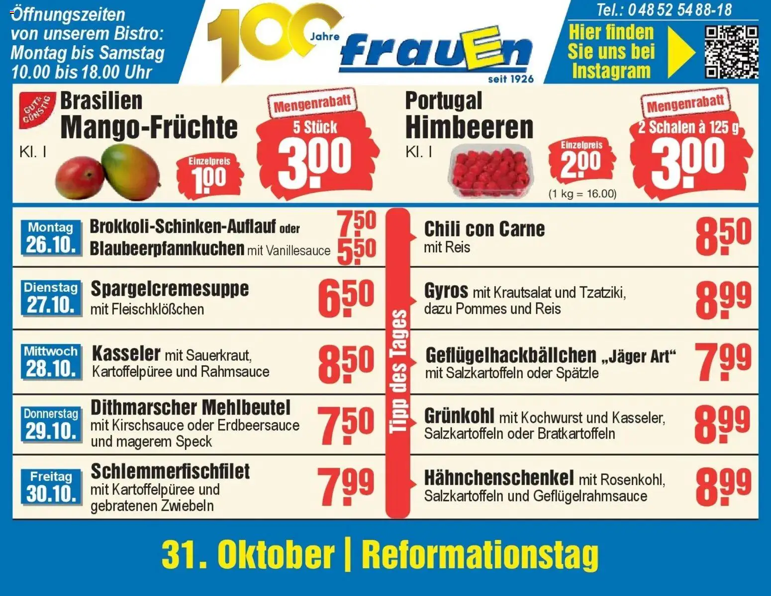 Vorschau von dem Prospekt des Geschäftes Edeka, gültig ab dem 26.10.2026