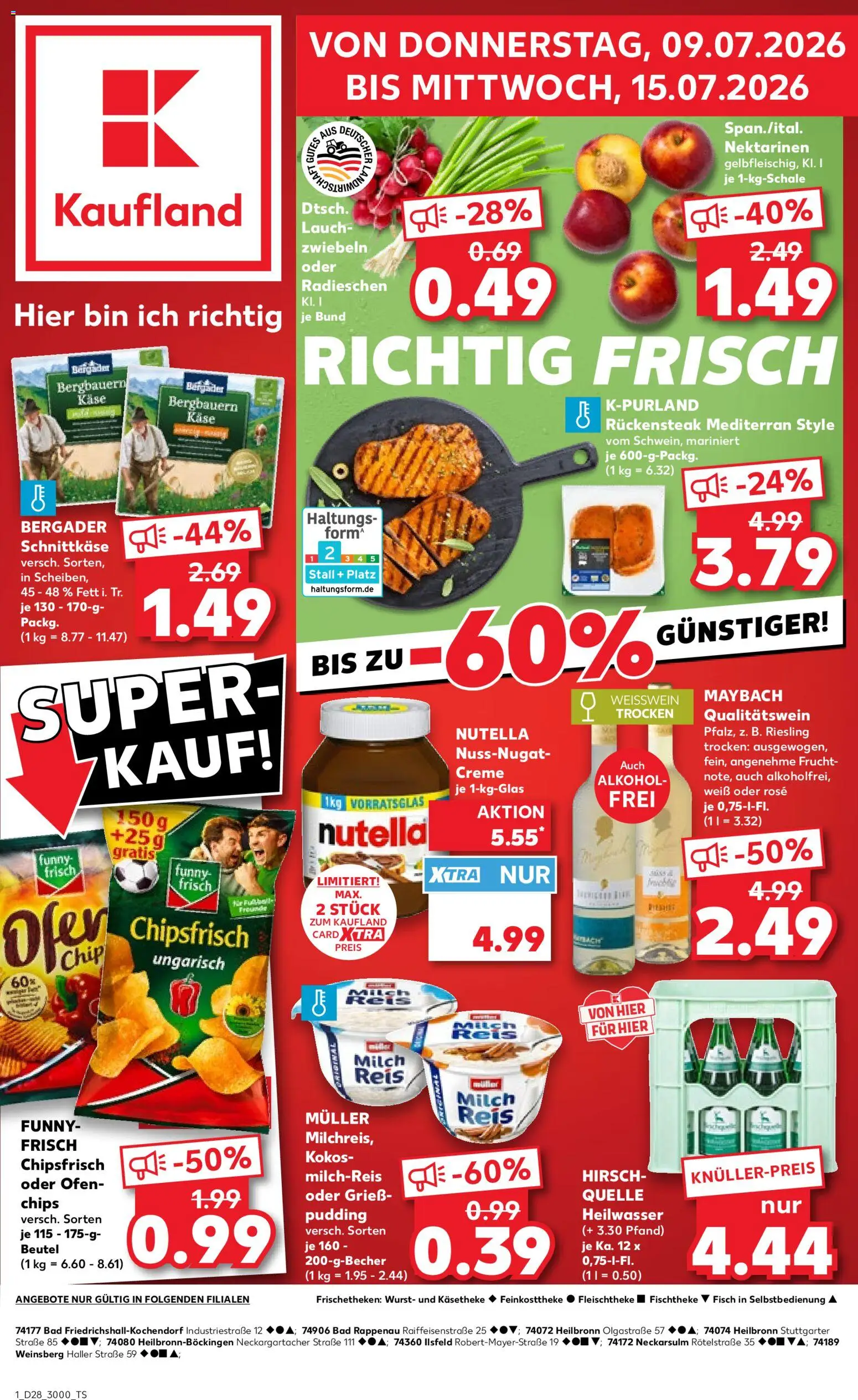 Voorbeeld van Kaufland DE -DE Folder van winkel Kaufland DE geldig vanaf 09-07-2026