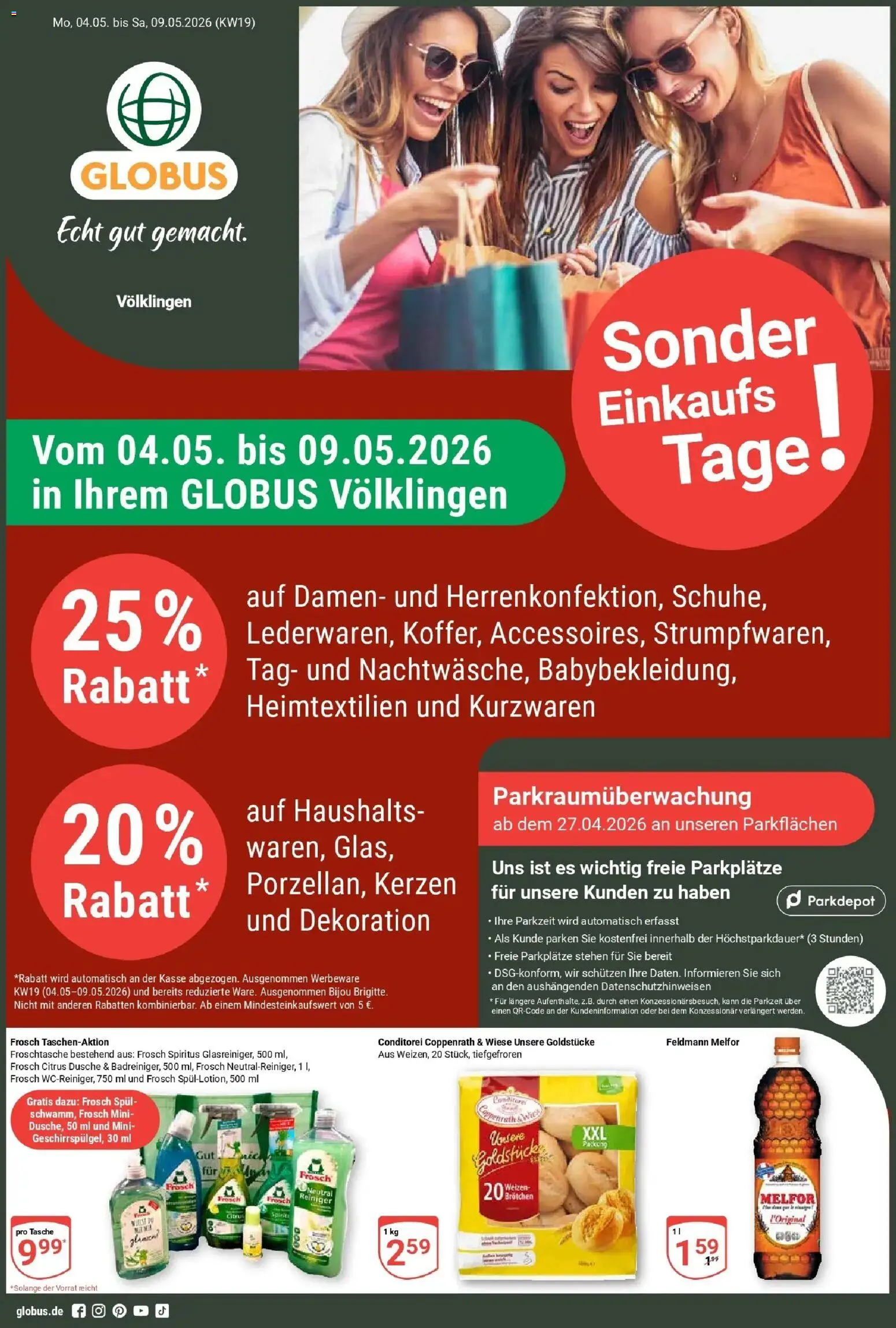 Vorschau von dem Prospekt des Geschäftes Globus, gültig ab dem 04.05.2026