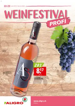 Vorschau des Merkblatts Aligro aktionen Weinfestival Matran vom Shop Aligro gültig von 25.05.2026 bis 06.06.2026
