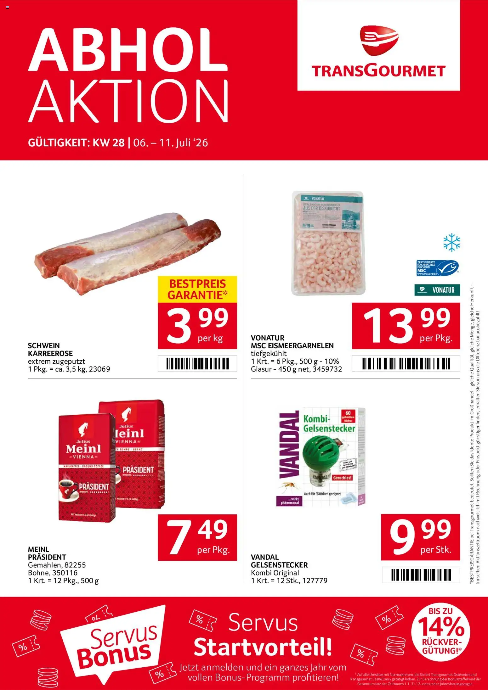 Vorschau der Angebote: Transgourmet Transgourmet Flugblatt gültig ab 06.07.2026