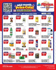 Preview of Africa Cash & Carry flyer valid from 22/09/2026