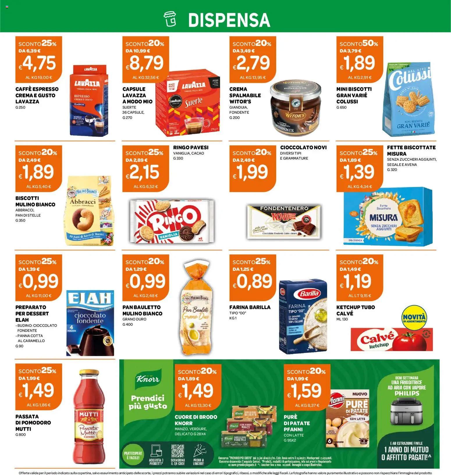 Anteprima dell'opuscolo Ekom volantino Toscana dal negozio Ekom valido da 20/10/2026 - Crema, Biscotti, Dessert, Manzo, Farina, Amaro, Cacao, Tubo