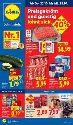 Vorschau des Merkblatts Lidl aktionen vom Shop Lidl gültig von 22.10.2026 bis 28.10.2026