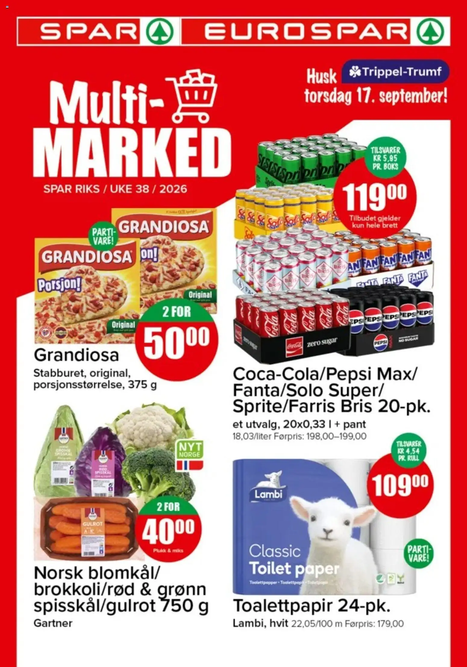 Forhåndsvis Spar kundeavis fra butikk Spar gyldig fra 14/09/2026
