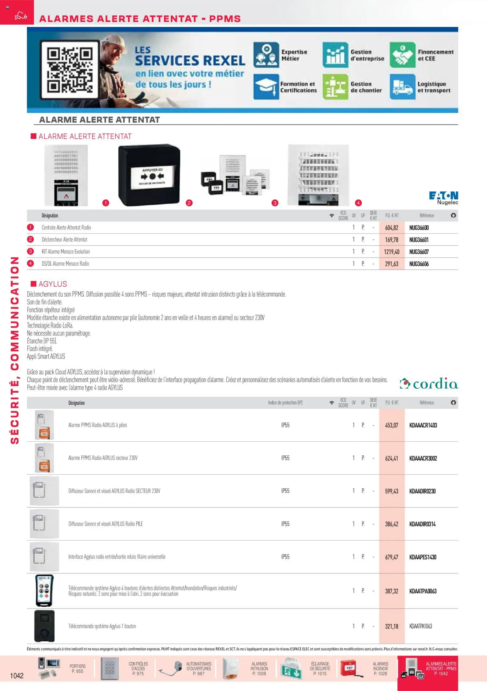 Prévisualisation de Brochure sécurité, communication du magasin Rexel formulaire valide 18/11/2025 - Radio, Alimentation, Télécommande, Piles, Diffuseur, Éclairage