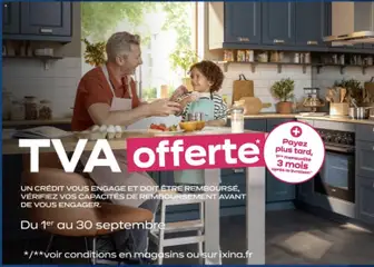 Prévisualisation de Ixina catalogue du magasin Ixina formulaire valide 01/09/2026