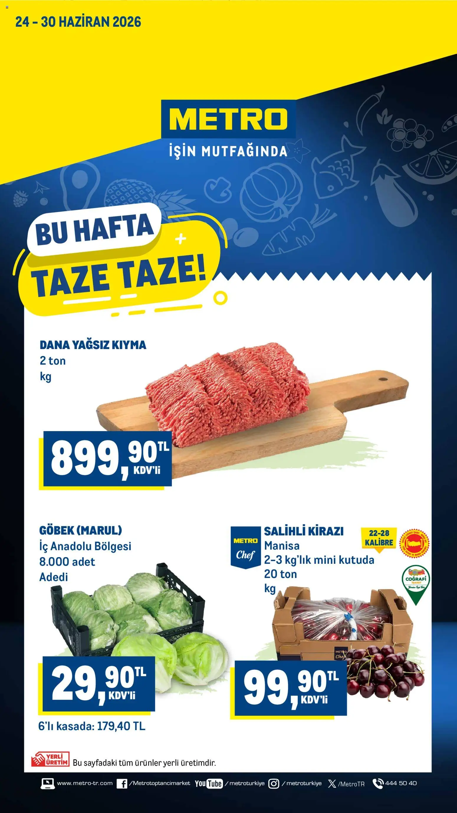 Metro Metro Katalog 24.06.2026 - Broşürünün önizlemesi