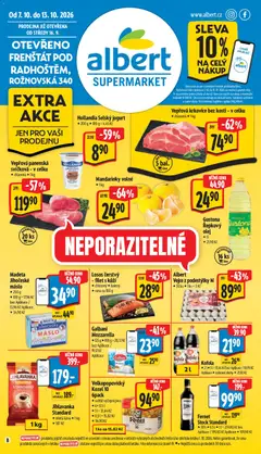 Náhled nabídky: Albert Albert leták - Supermarket Frenštát pod Radhoštěm platný od 07.10.2026