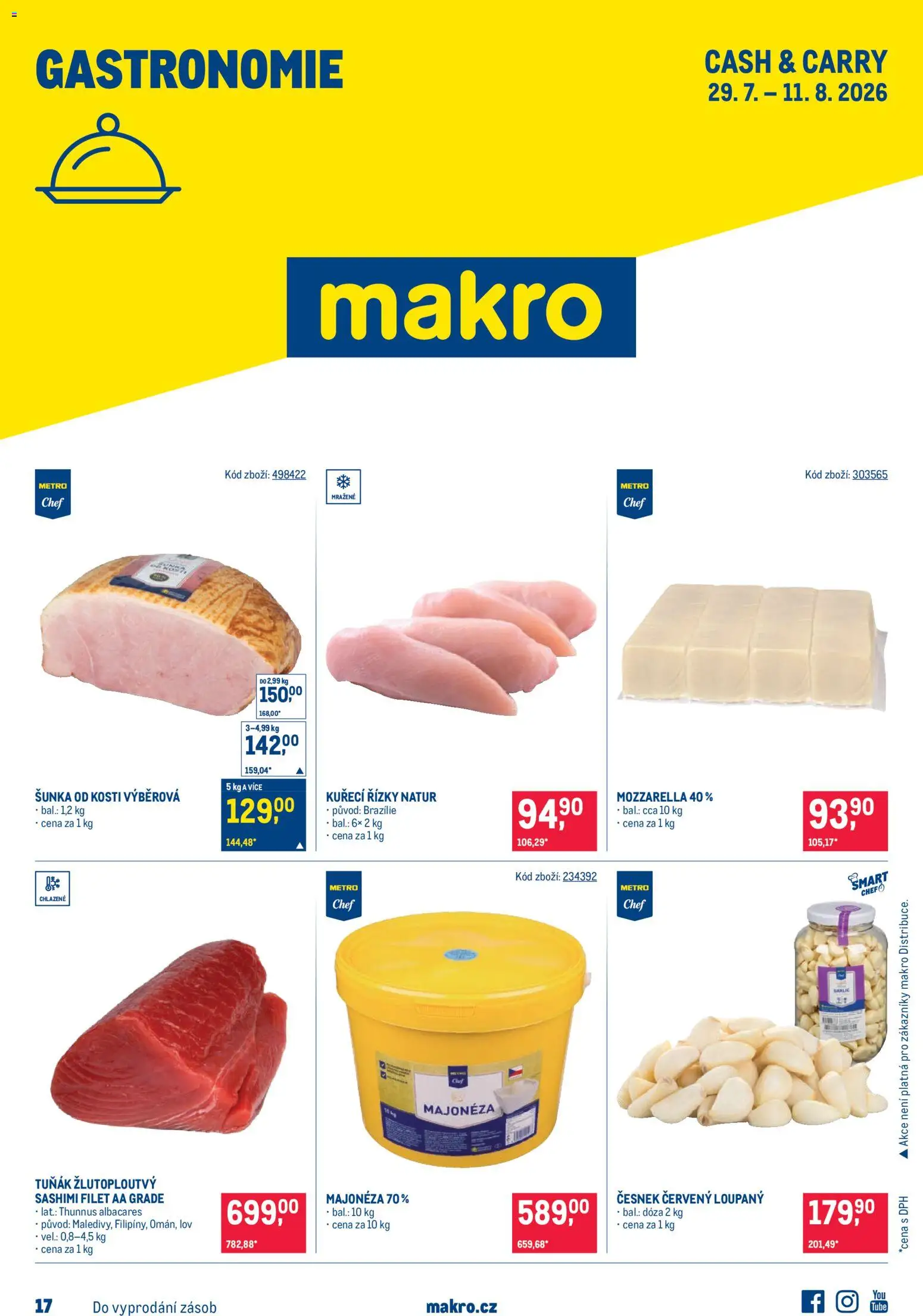 Náhled nabídky: Makro Makro leták - Gastronomie platný od 29.07.2026
