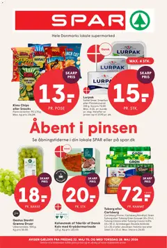 Eksempel på tilbudsavis Spar - Tilbudsavis uge 22 fra butik Spar gyldig fra 22/05/2026