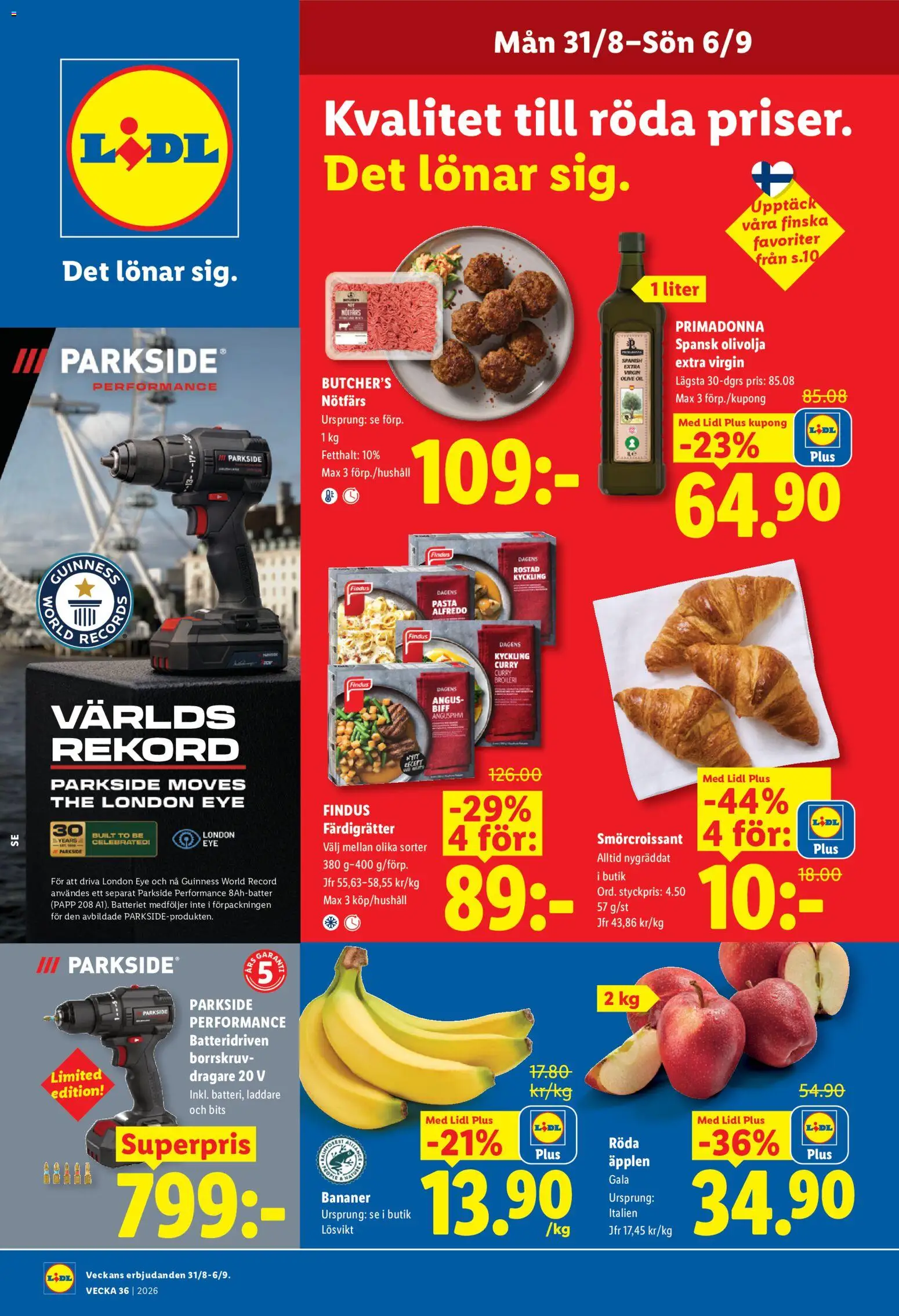 Förhandsgranska reklamblad Lidl erbjudanden från butik Lidl gäller från 31/08/2026
