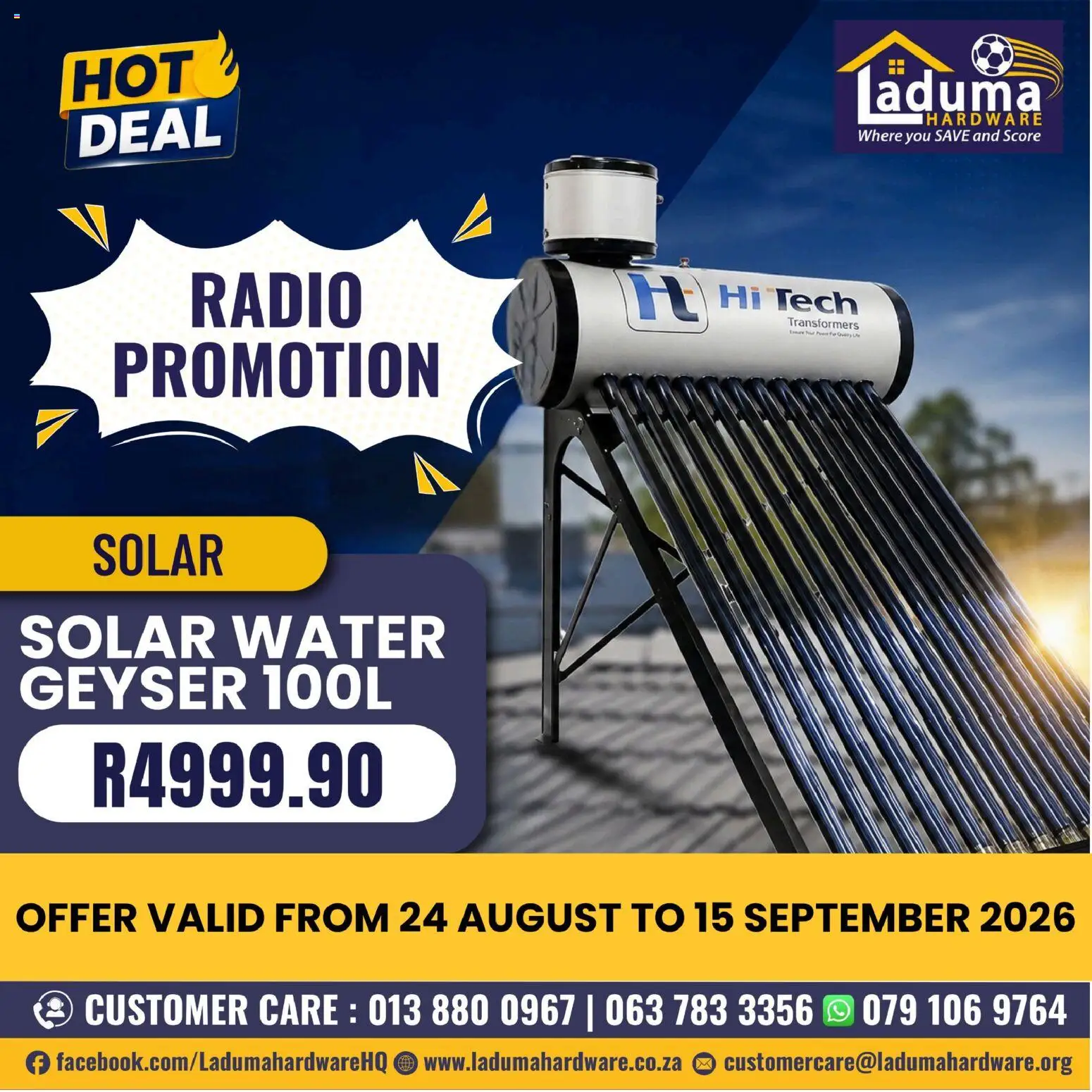 Preview of Laduma Hardware flyer valid from 24/08/2026