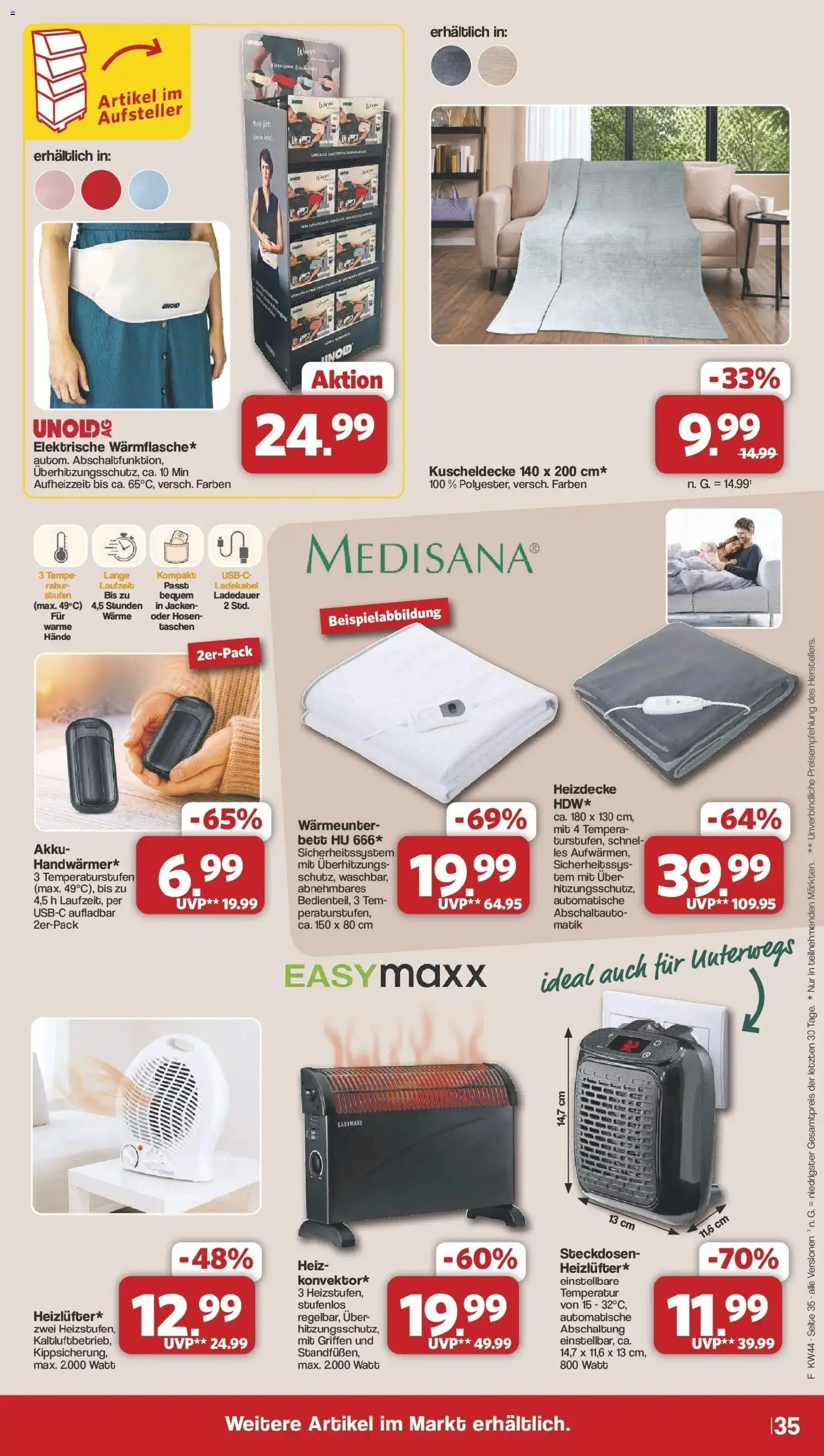 Vorschau von dem Prospekt des Geschäftes Famila Nordwest, gültig ab dem 26.10.2026 - Bett, Taschen, Ladekabel