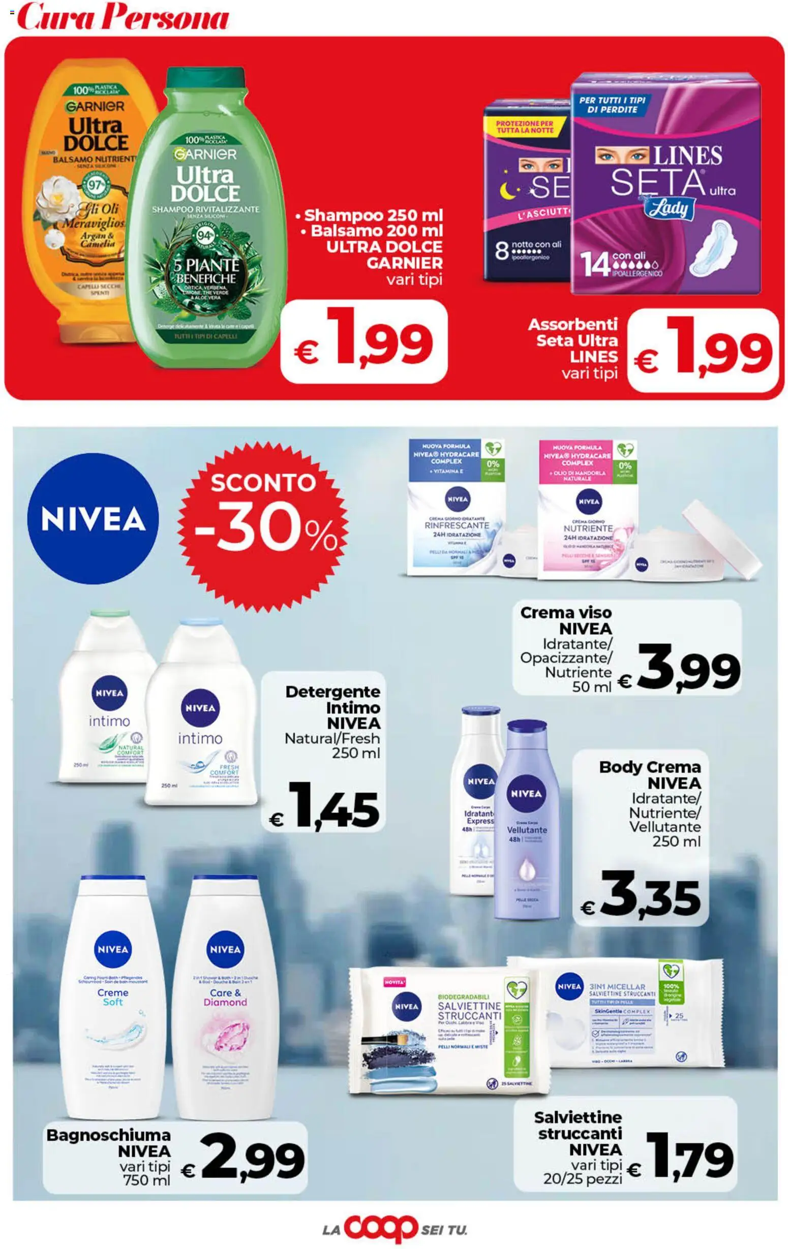 Anteprima dell'opuscolo COOP volantino Sicilia dal negozio COOP valido da 01/09/2026 - The, Aloe vera, Shampoo, Olio, Intimo, Bagnoschiuma, Crema viso, Balsamo