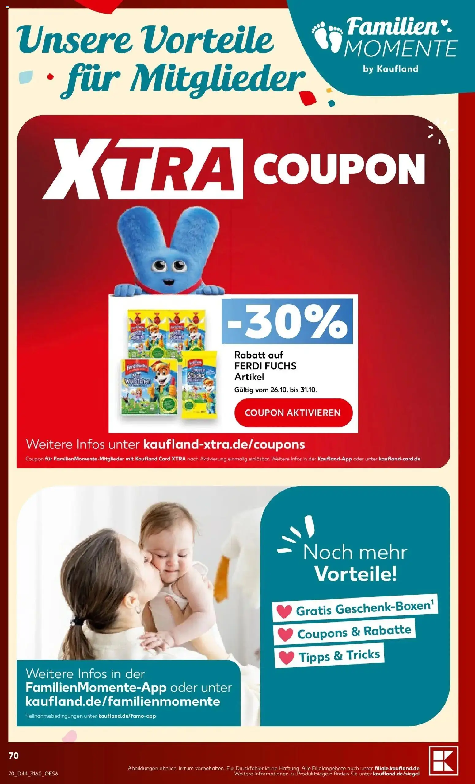 Vorschau von dem Prospekt des Geschäftes Kaufland, gültig ab dem 26.10.2026