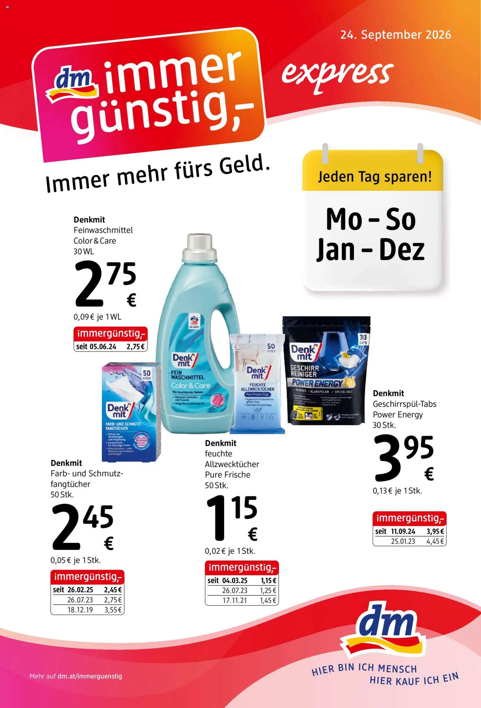  dm drogerie markt Journal express ab (24.09.2026 - 28.10.2026) - Seite 1