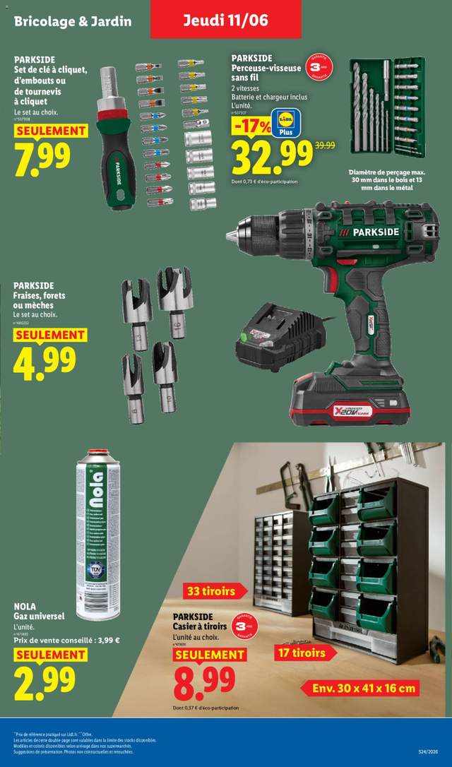 Nouveau catalogue Lidl à partir du 11/06
