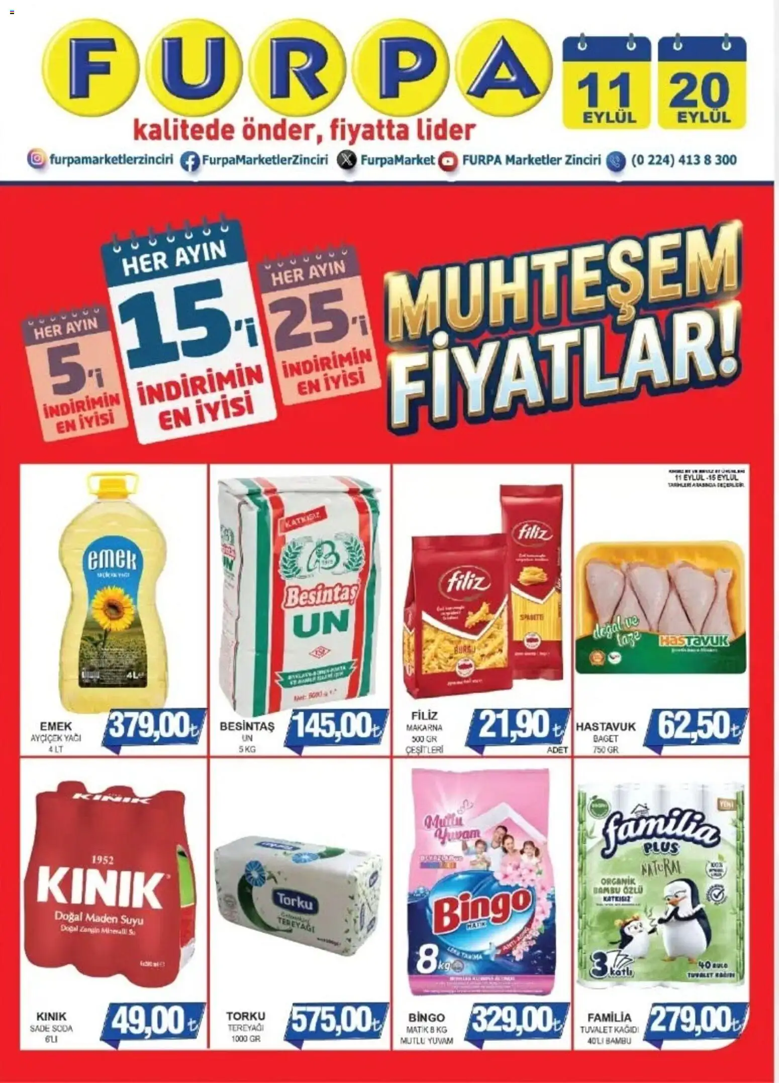 Furpa Furpa Katalog - Muhteşem Fiyatlar 11.09.2026 - Broşürünün önizlemesi