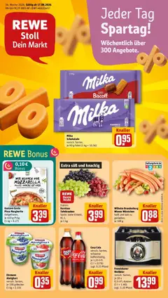 Vorschau von dem Prospekt des Geschäftes Rewe, gültig ab dem 17.08.2026