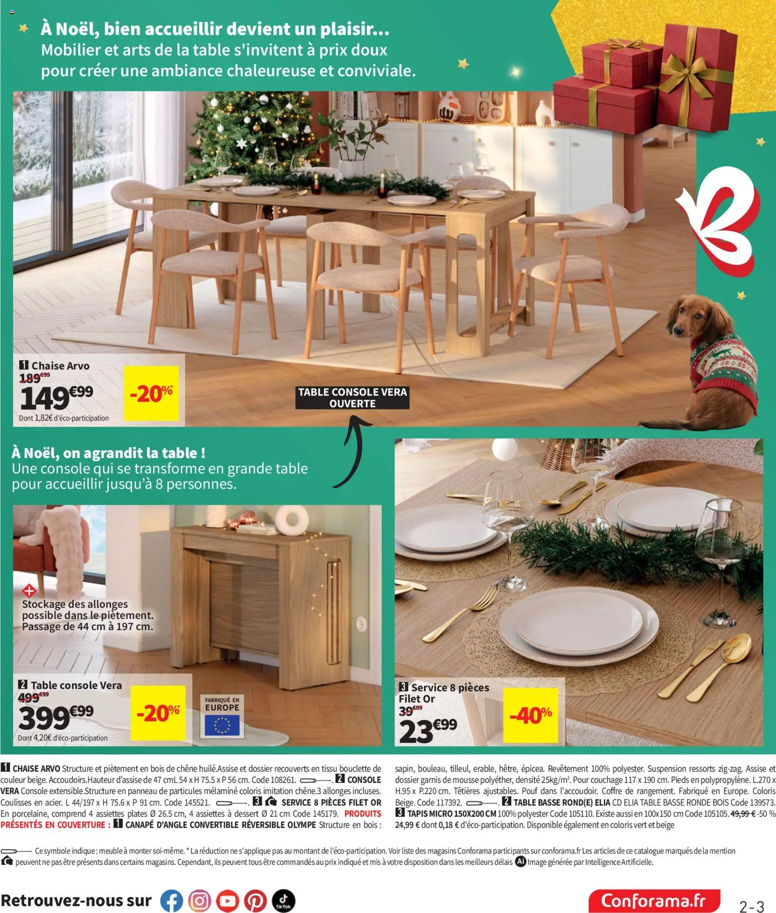 Prévisualisation de Conforama catalogue du magasin Conforama formulaire valide 27/10/2026