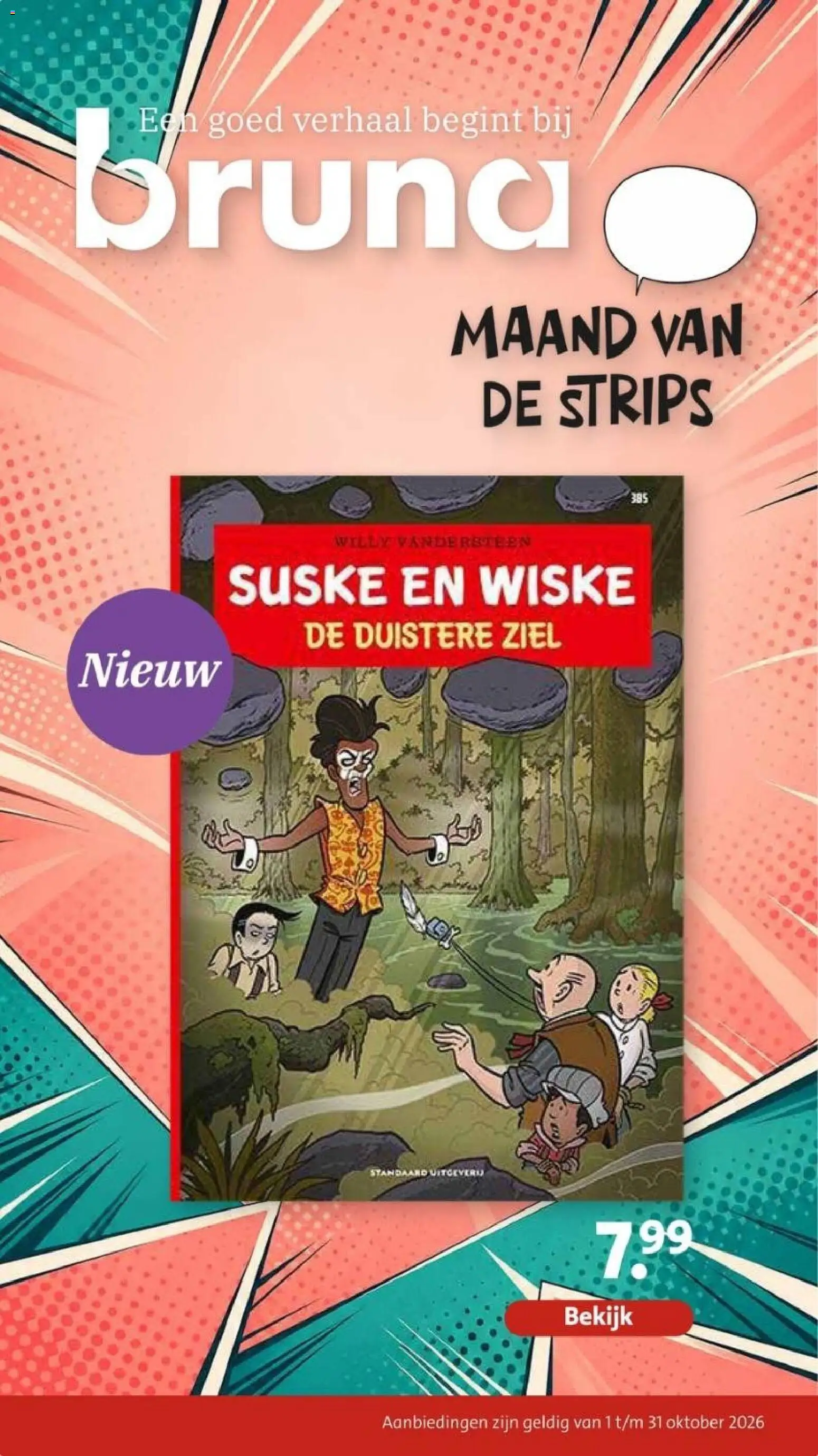 Voorbeeld van Bruna folder van winkel Bruna geldig vanaf 01-10-2026 - Strips
