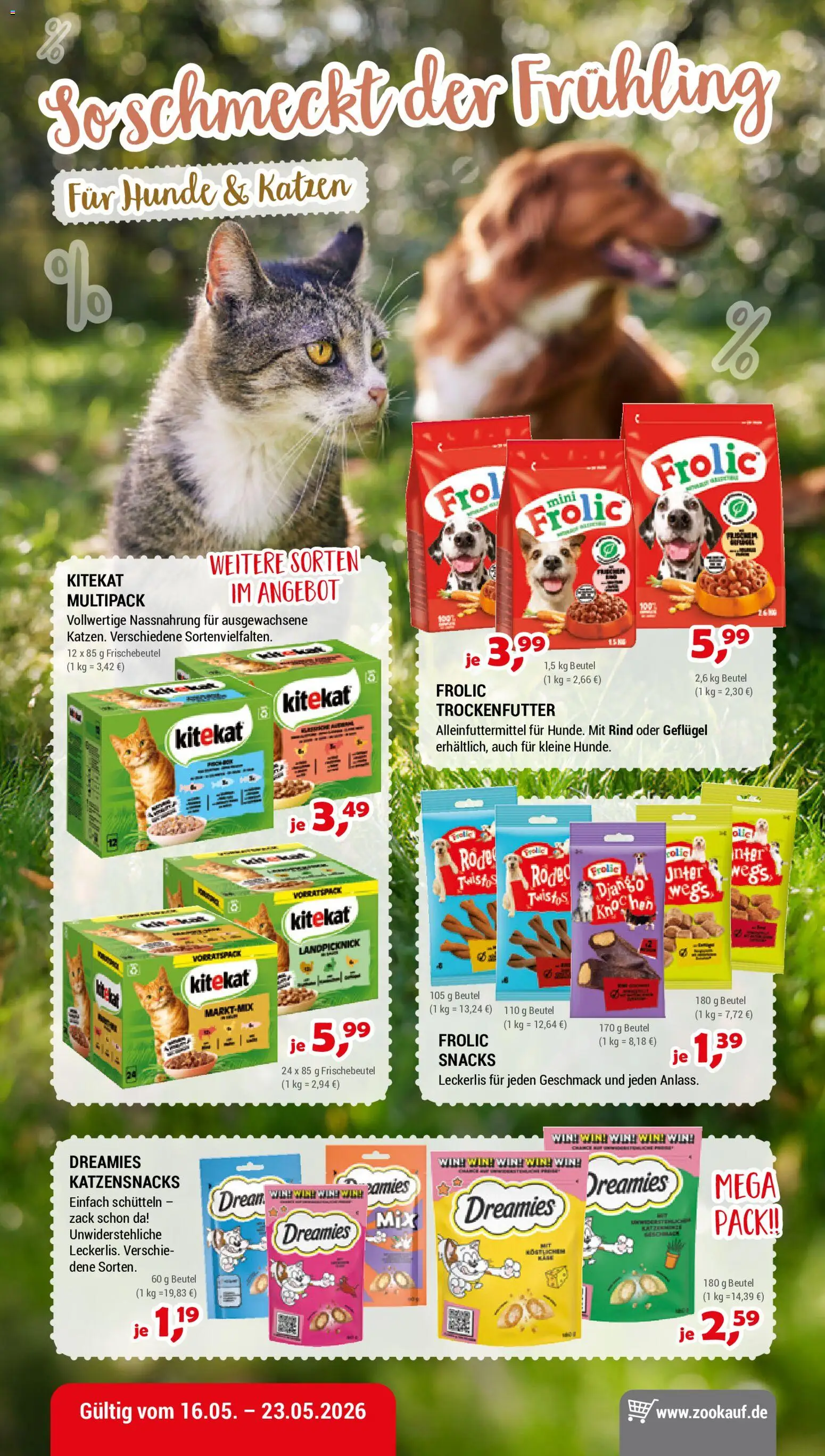 Vorschau von dem Prospekt des Geschäftes zookauf, gültig ab dem 16.05.2026