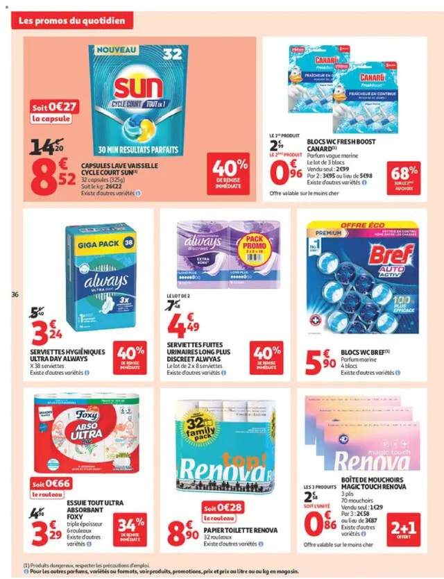 Nouveau catalogue Auchan à partir du 28/07