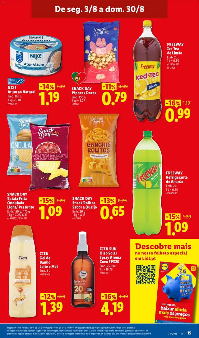 Novo folheto Lidl a partir de 17/08