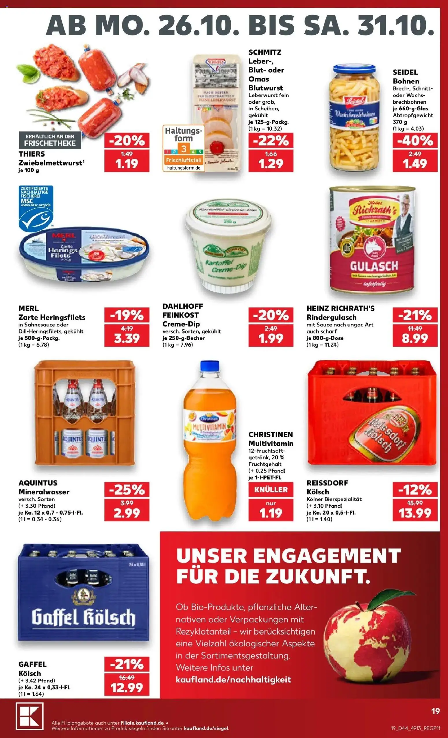 Vorschau von dem Prospekt des Geschäftes Kaufland, gültig ab dem 26.10.2026