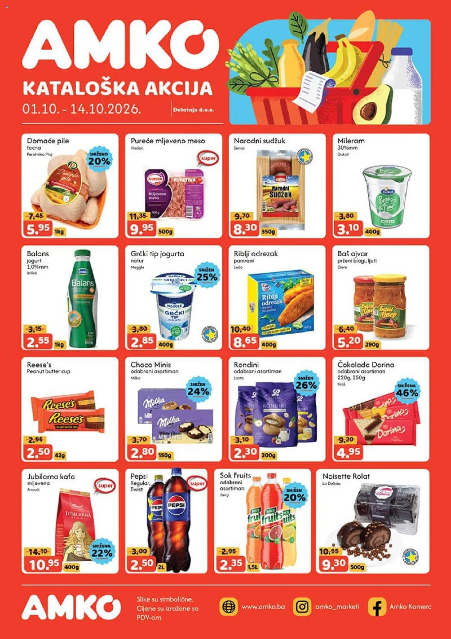 Pregled letka AMKO Katalog trgovine AMKO vrijedi od 01.10.2026
