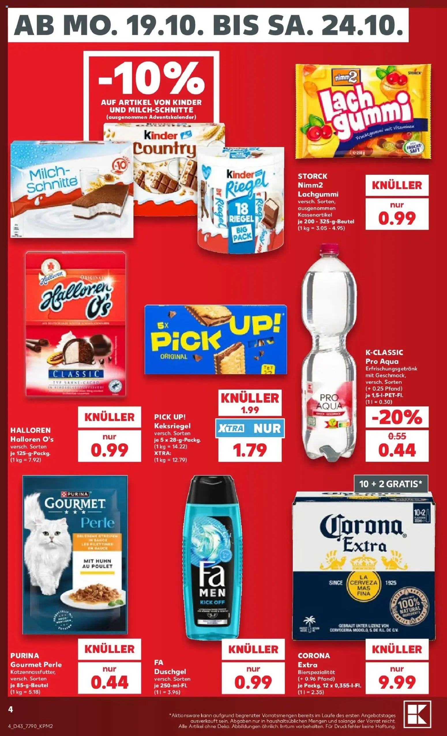 Vorschau von dem Prospekt des Geschäftes Kaufland, gültig ab dem 19.10.2026