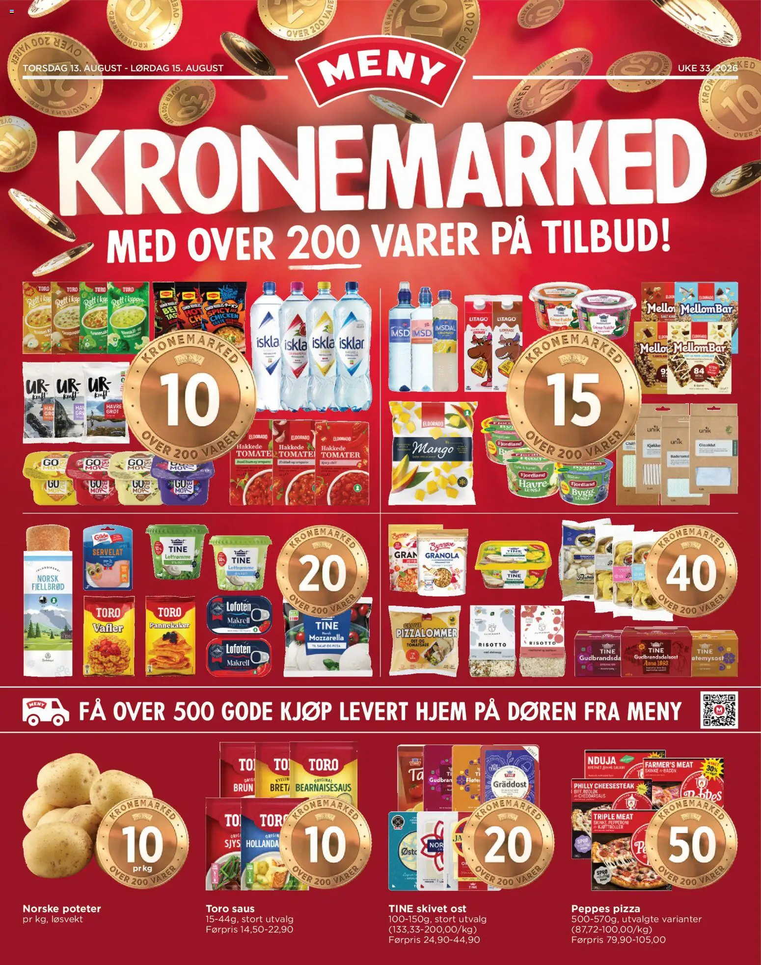 Forhåndsvis Meny kundeavis fra butikk Meny gyldig fra 13/08/2026