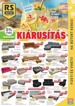 RS Bútor - RS Bútor akciós újság megtekintése, amely érvényes 2026.07.01.-től