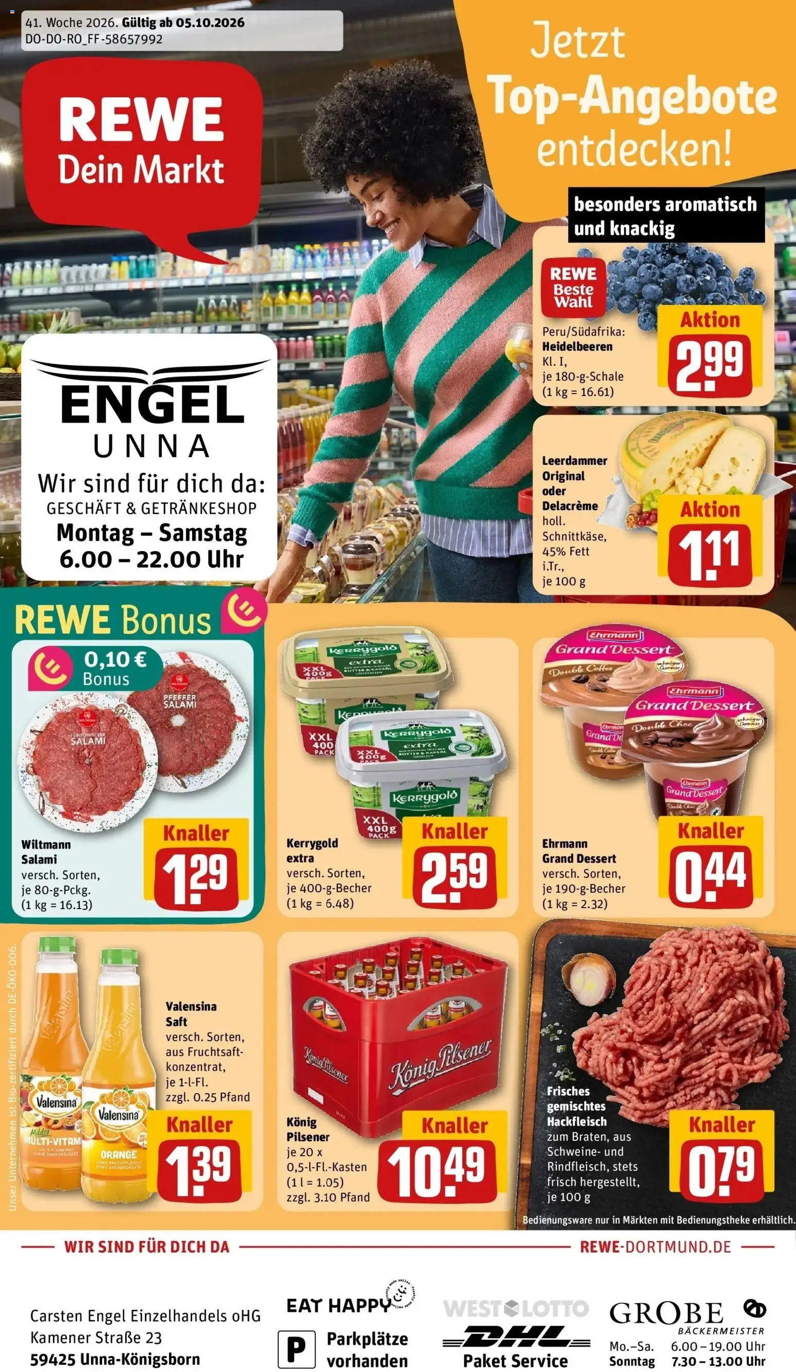 Vorschau von dem Prospekt des Geschäftes Rewe, gültig ab dem 05.10.2026