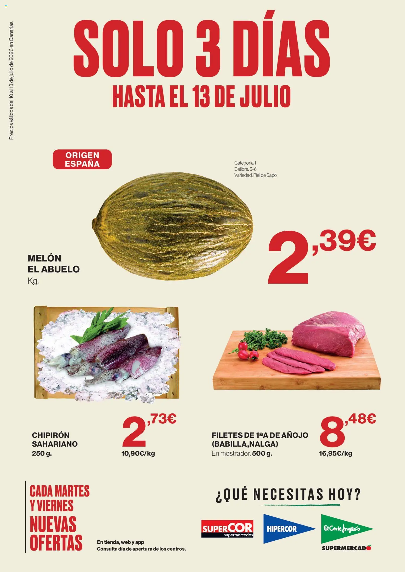 Vista previa del folleto de la tienda Supercor válido desde el 10/07/2026 - Melón