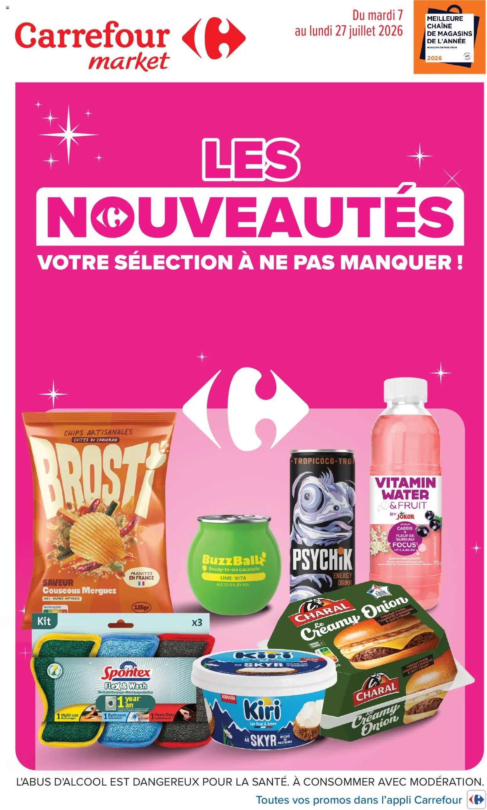 Prévisualisation de Carrefour Market Les nouveautés de juillet du magasin Carrefour Market formulaire valide 07/07/2026