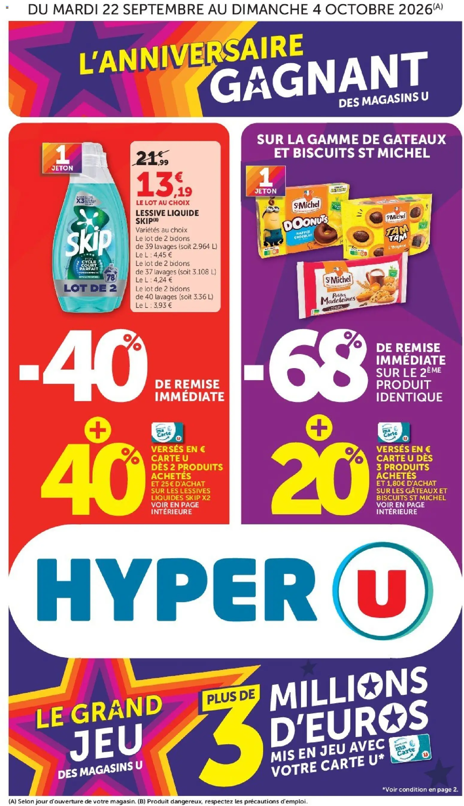 Prévisualisation de Hyper U catalogue du magasin Hyper U formulaire valide 22/09/2026