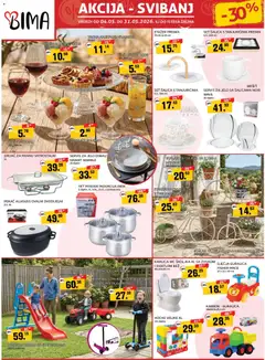 Pregled letka Bima Katalog trgovine Bima vrijedi od 04.05.2026