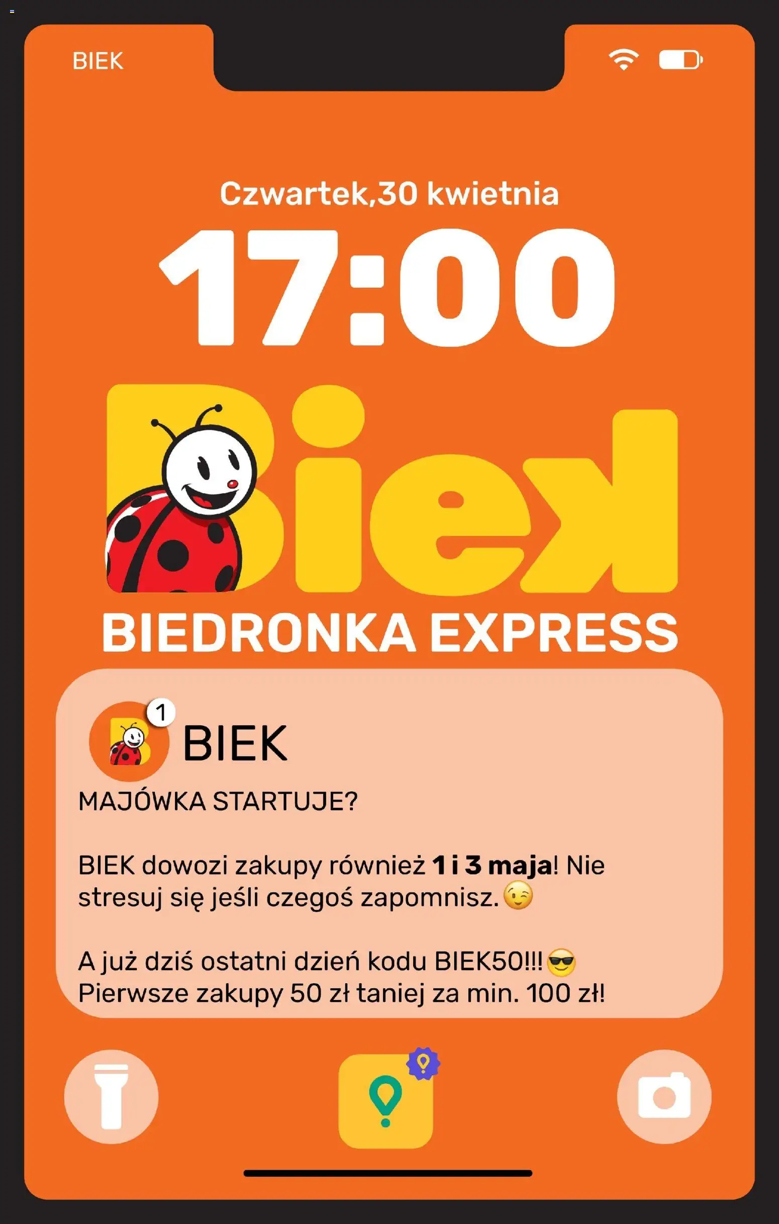 Pogląd gazetki "Biedronka gazetka - Biek" ze sklepu Biedronka ważnej od 30.04.2026