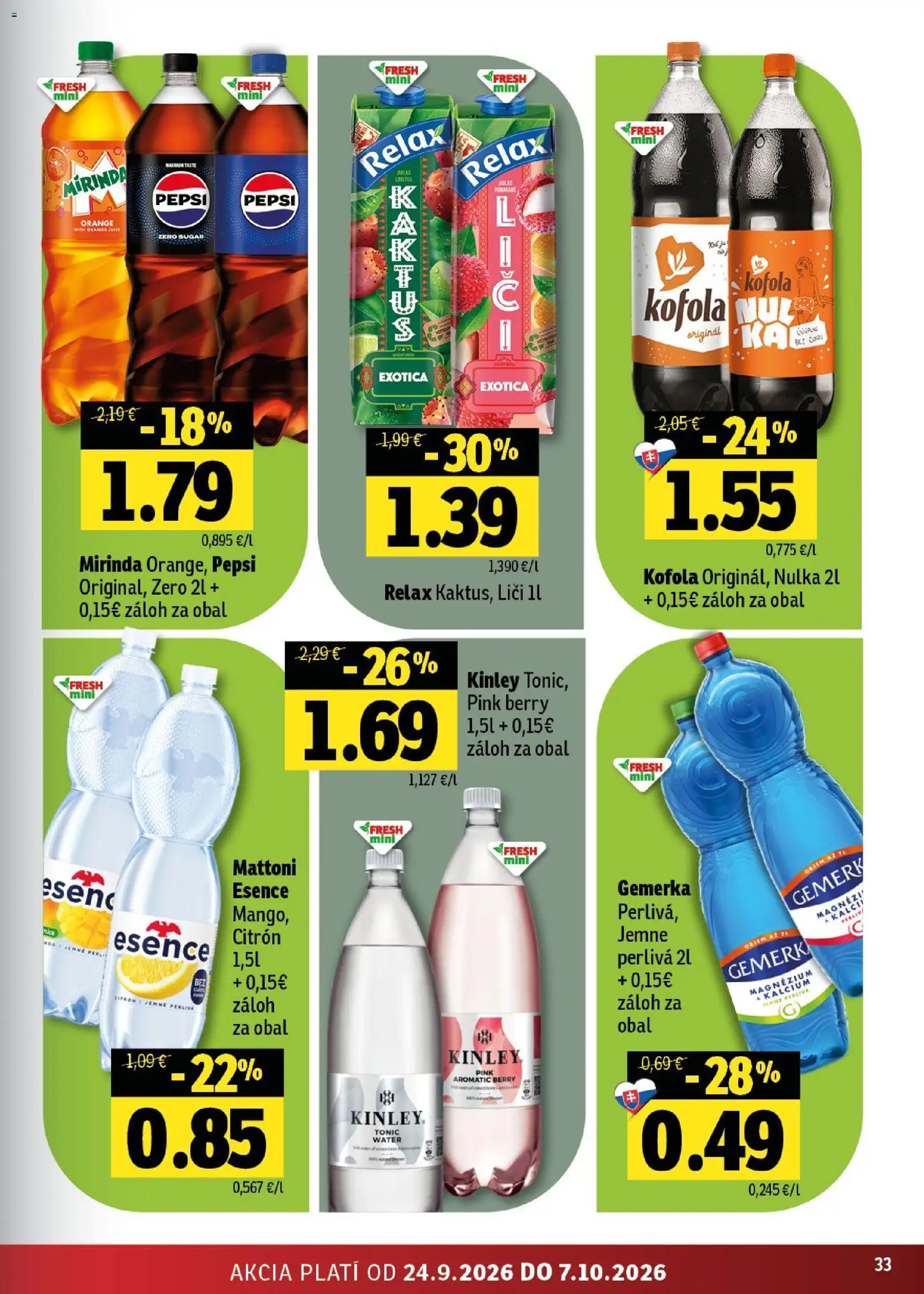 Náhľad Fresh letáku platného od 24.09.2026