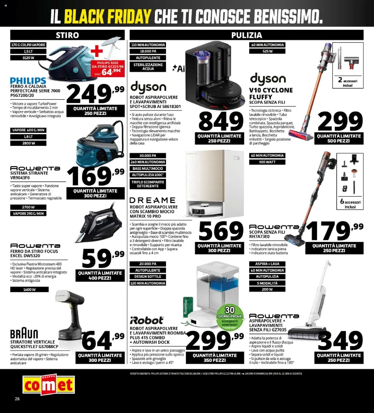 Anteprima dell'opuscolo Comet Black Friday dal negozio Comet valido da 29/10/2026