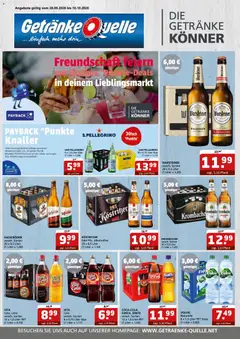 Vorschau von dem Prospekt des Geschäftes Getränke Quelle, gültig ab dem 28.09.2026