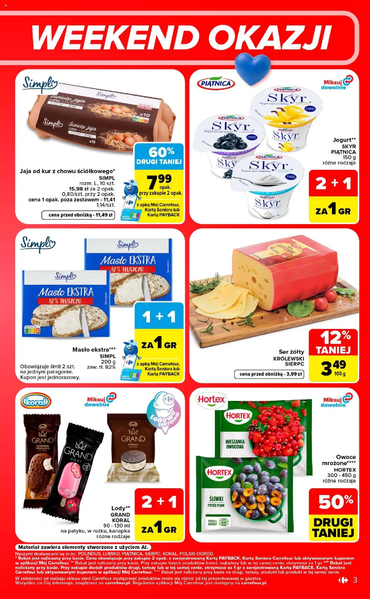 Pogląd gazetki "Carrefour gazetka - Weekend okazji" ze sklepu Carrefour ważnej od 10.09.2026